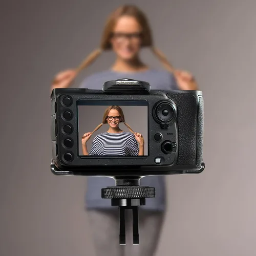 Vista 7 de Frienda Adaptador de aluminio para trípode de cámara de 4 piezas, adaptador de conversión 1/4-20 para trípode compatible con cámaras de acción GoPro