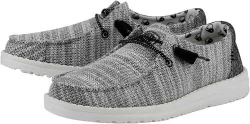 Vista 131 de Hey Dude Wendy - Zapatos de mujer, mocasines sin cordones para mujer, cómodos y ligeros