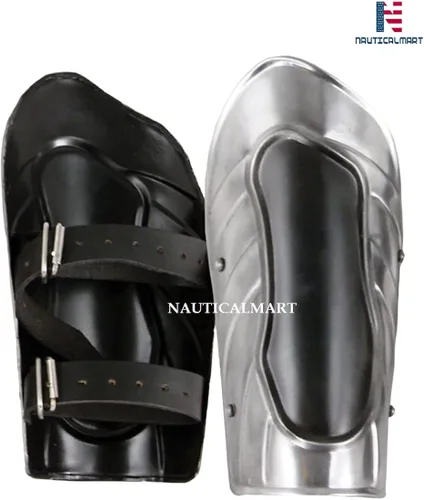 Vista 3 de NauticalMart Juego de brazo de hielo negro - Negro - Armadura de talla única totalmente portátil, ajustable, recreación de cosplay, juego de rol