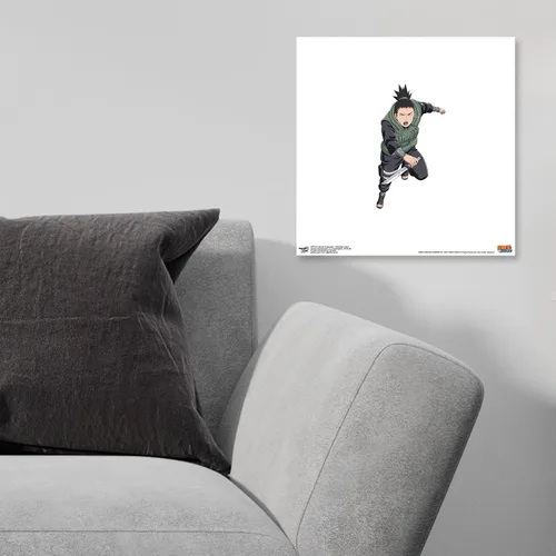 Vista 4 de Trends International Gallery Pops Naruto Shippuden - Arte de pared Shikamaru Nara, versión sin marco, 12 x 12 pulgadas