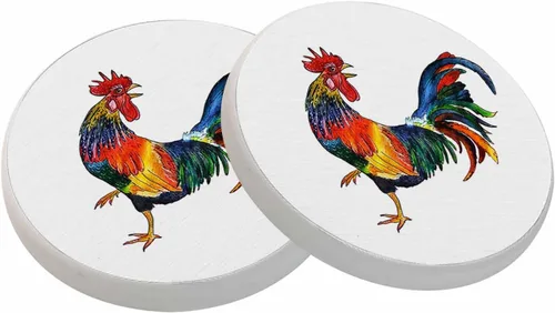 Vista 29 de oFloral Juego de 2 posavasos de calavera para bebidas, diseño de rosas, flores, cultura popular, festivales, tazas, individuales para decoración