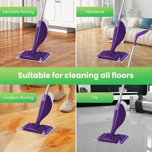 Vista 7 de Paquete de 84 almohadillas Swiffer Wet Jet para trapeador Swiffer Morado