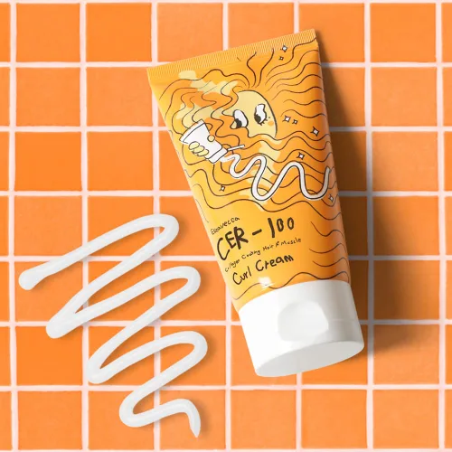 Vista 6 de Elizavecca CER-100 Crema para el cabello con revestimiento de colágeno A+ Muscle Curl 120 ml