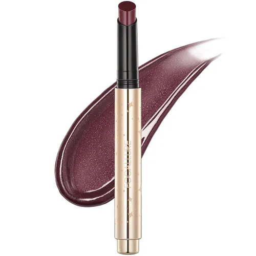 Vista 11 de FOCALLURE Lápiz labial con brillo nacarado, brillo labial hidratante y voluminizador, acabado brillante y nacarado, hidratante, larga duración