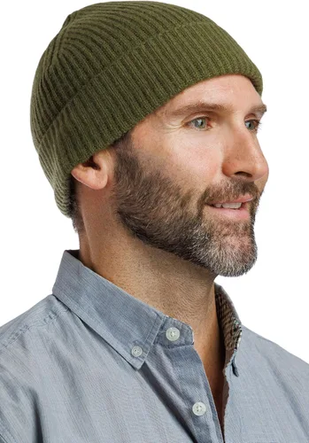 Vista 26 de Fishers Finery Sombrero con puños acanalados de cachemira 100% pura para hombre; ultra felpa