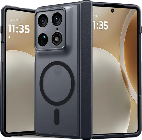 Vista 46 de FNTCASE - Funda para iPhone 16 Pro: magnética, mate, translúcida, de grado militar, protectora contra caídas, resistente, fina, duradera y a prueba