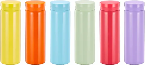 Vista 27 de Mini Thermos Bonita Botella de Agua - Matraz Pequeño Diminuto Aislado al Vacío de Acero Inoxidable 18/10 de 7 oz - A Prueba de Fugas y Derrames