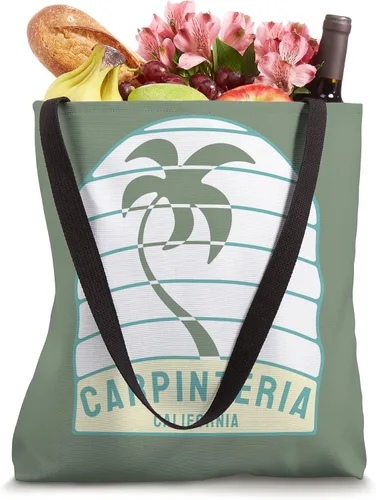 Vista 4 de I Love Carpinteria Beach California Palm Tree CA - Bolsa para vacaciones