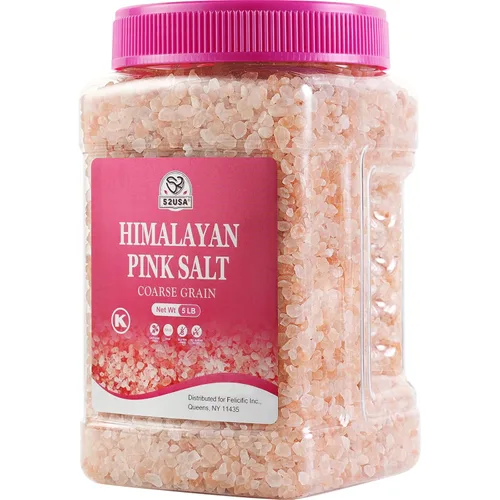 Vista 9 de 52USA - Sal rosa del Himalaya gruesa, sal marina rosa del Himalaya, grano grueso, 2 libras, sal del Himalaya, sal rosa, sal de roca para recambio