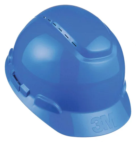 Vista 2 de Sombrero duro color blanco con carraca de suspensión de 4 puntos 3 M (paquete de 1), M, Azul, 1