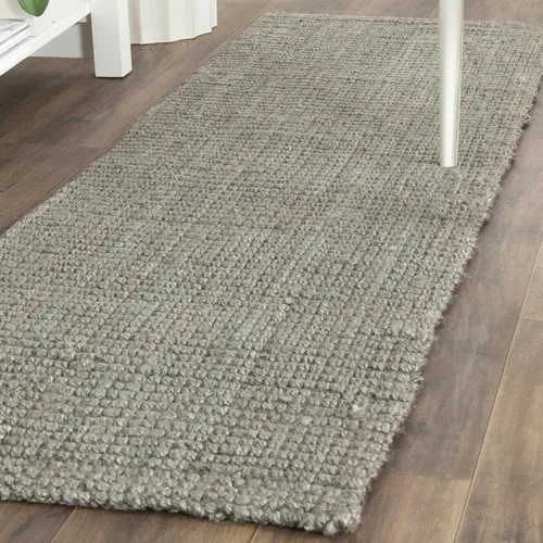 Vista 11 de SAFAVIEH Colección de fibra natural - Alfombra decorativa de yute, 2 x 3 pies, color gris, hecha a mano, ideal para áreas de alto tráfico