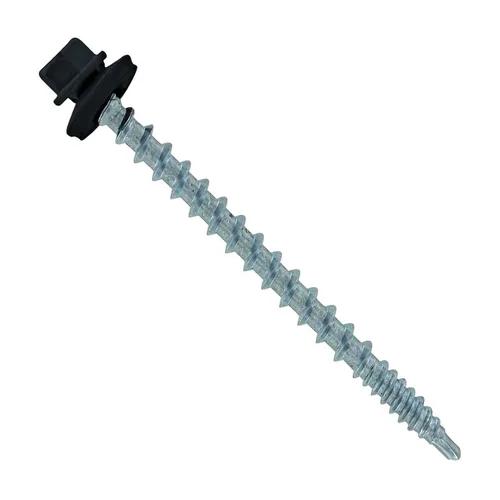 Vista 28 de Fasteners Plus ST Fastening Kwikseal Woodbinder Tornillos de Metal a Madera #10 X 1 Burgundy con Arandela de Goma EPDM, 250 Unidades - Diseñados