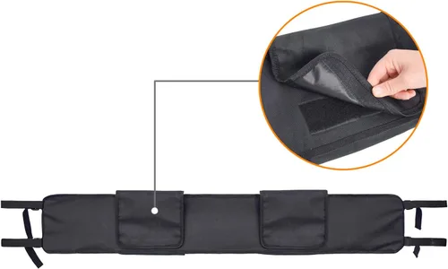 Vista 4 de MYDAYS Funda organizadora de jaula enrollable UTV, bolsa de almacenamiento trasera de carga, solución de almacenamiento de herramientas