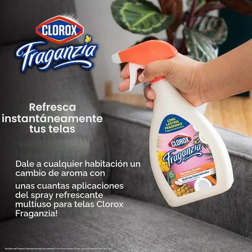 Vista 3 de Clorox Fraganzia Spray refrescante de tela, Hawaiian Escape, 22 onzas