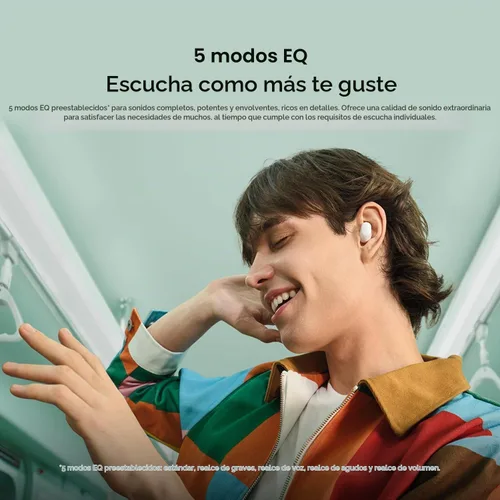 Vista 3 de Xiaomi Redmi Buds 6 Play Control dinámico de 10 mm Reducción de ruido AI Hasta 36 horas de duración de la batería Bluetooth® 5.4 Control