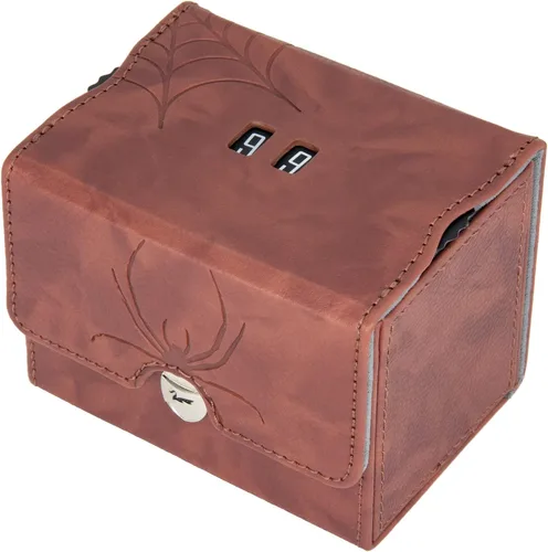 Vista 7 de Zoopin - Caja de cuero con contador de vida giratorio integrado (azul)