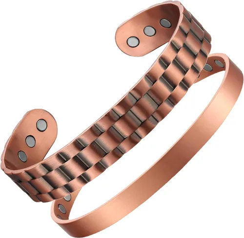 Vista 11 de Nordic Style Ultra Strength Magnetic Field Bracelets for Men & Women - Adjustable
