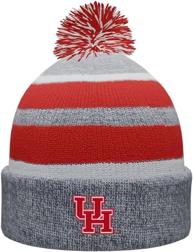 Vista 86 de NCAA Prime - Gorro de punto de invierno con pompón plegable