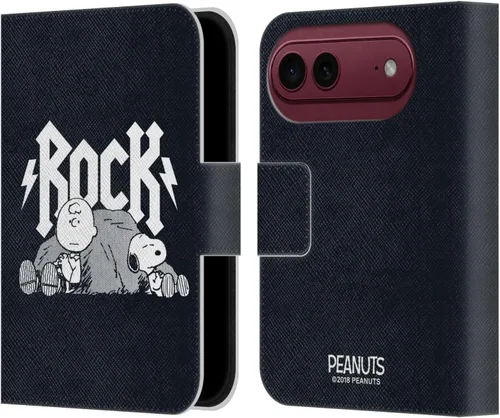 Vista 111 de Head Case Designs Funda de piel con licencia oficial de Peanuts Charlie Brown Good Grief Rock Tees compatible con Apple iPhone 11 Charlie Brown Buen