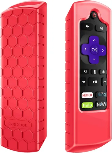 Vista 12 de CaseBot Funda de silicona para control remoto Roku Voice RCA1R/RCAL7R Verde que brilla en la oscuridad