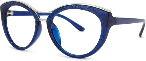 Vista 2 de Zeelool - Gafas de ojo de gato sin receta con lente transparente Carol FX0772