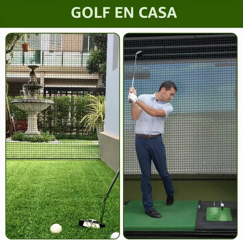 Vista 7 de NQB Golf Practice Net, Heavy Duty Hitting Net for Backyard, Garage Training