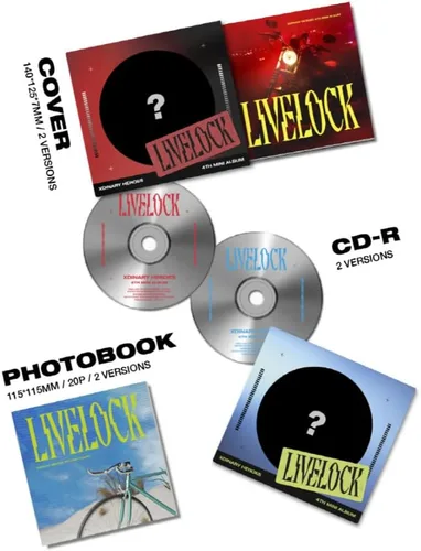Vista 2 de Xdinary Heroes Livelock 4º Mini álbum Digipack Ver (A)