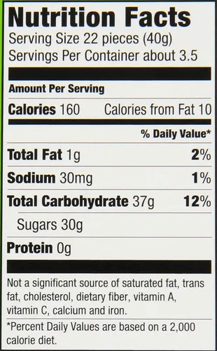 Vista 2 de Sugar Babies Caja de teatro de manzana caramelo 5oz.