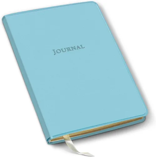 Vista 18 de Diario de cuero Gallery Leather - Elaborado en Maine, EE. UU. - Elegante cuaderno de escritura de cuero con 192 páginas rayadas - Un espacio