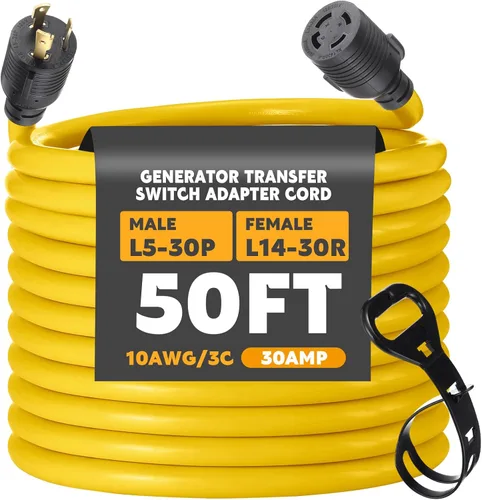 Vista 11 de Kanayu Cable adaptador de interruptor de transferencia de generador NEMA TT