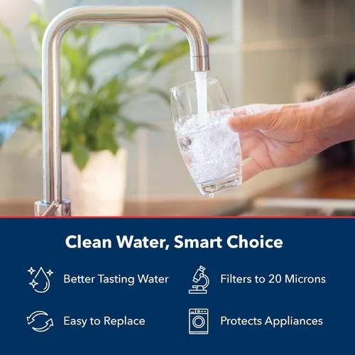 Vista 5 de US Water Systems Cartucho de filtro plisado de 2.5 x 9.75 pulgadas, 20 micrones, fabricado en los Estados Unidos