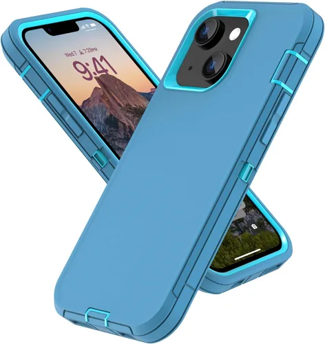 Vista 9 de Sansunto Funda protectora para iPhone 16e, funda protectora para 13, 14, 15, 16E 6.1 pulgadas, resistente a prueba de golpes, a prueba de caídas