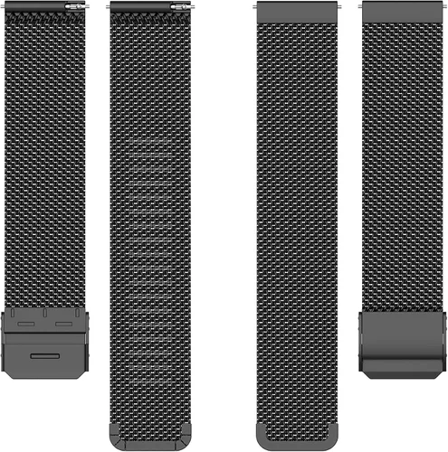 Vista 2 de E ECSEM Correas de metal compatibles con iTouch Air 3 de 1.575 pulgadas, correas de repuesto ajustables de acero inoxidable, correa de reloj