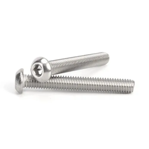 Vista 8 de Tornillos de cabeza de botón M2-0.016 x 0.157 in, acero inoxidable 304, rosca completa, accionamiento de enchufe Allen, máquina de alta resistencia