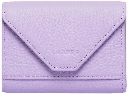 Vista 88 de grande Estuches para tarjetas 3639, Naranja, Tarjetero de cuero con cierre magnético, cartera pequeña de acordeón para mujer