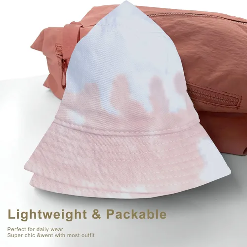 Vista 42 de GADIEMKENSD Sombrero de pescador 100% algodón, unisex, protección solar UPF 50, ligero, plegable