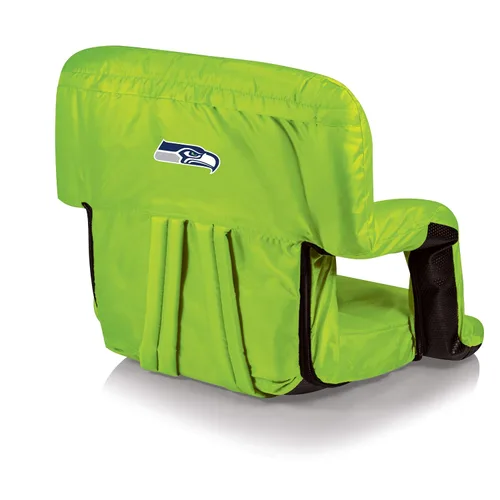 Vista 23 de PICNIC TIME Silla reclinable portátil con asiento Ventura de San Francisco 49ers negro
