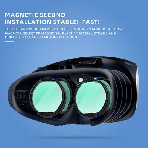 Vista 5 de Glasses Spacer Protector for PSVR 2 Glasses Lens Insert Anti-Scratch Ring Magnetic Glasses Bumper Protect Myopia Glasses from Scratching With Lens