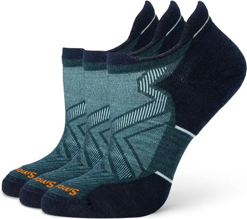 Vista 16 de Smartwool Run Targeted Cushion - Calcetines de tobillo bajo para hombre Negro - paquete de 3