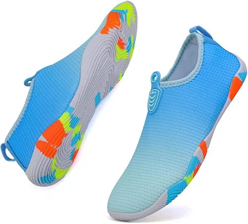 Vista 3 de Vsufim Quick-Dry Water Sports Barefoot Shoes Aqua Socks for Swim Beach Pool Surf Yoga for Women Men