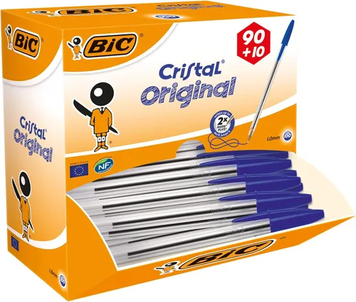 Vista 18 de BiC Cristal Original - Bolígrafo con punta redonda 1.0 mm paquete de de 4 Surtido