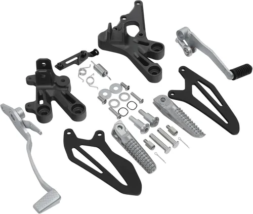 Vista 5 de TCT-MOTORPARTS Soporte de pedales de descanso para conductor delantero para YAMAHA YZF-R7 YZF R7 2022-2024