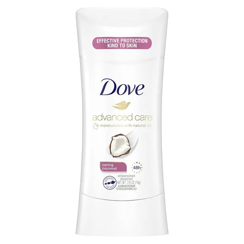 Vista 11 de Dove Advanced Care Anti Deo Stick Cool Essentials Pack de 12 para ayudar a la reparación de la barrera cutánea después del afeitado, control