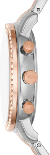 Vista 3 de Fossil Neutra - Reloj cronógrafo de cuarzo de acero inoxidable para mujer