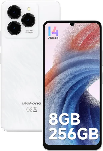 Vista 9 de Ulefone Note 20 Pro Teléfonos Desbloqueados, 6.75 pulgadas 90Hz, Octa Core 8GB+128GB/1TB Expansión Android 14, Cámara Triple de 50MP, 6000mAh (18W)