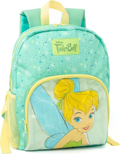 Vista 2 de Disney Tinker Bell - Mochila con purpurina verde con correas ajustables para niñas, Verde, Tamaño único