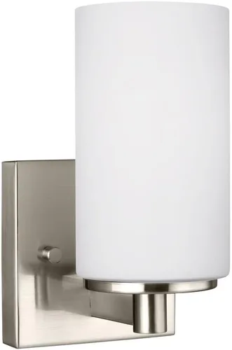 Vista 10 de Sea Gull Lighting 4439104-05 Hettinger - Luces de estilo de tocador de baño, acabado cromado