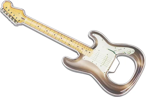Vista 14 de 1 pieza/set abrebotellas de cerveza con forma de guitarra, regalo para amantes de la música y la guitarra, utensilios de cocina para bebedores