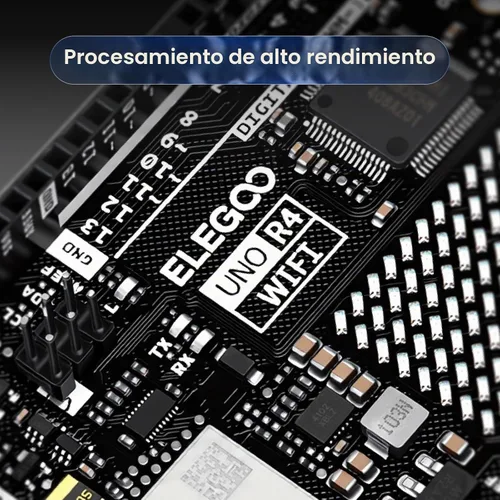 Vista 2 de ELEGOO UNO R4 WiFi Super Starter Kit Compatible with Arduino for Beginners