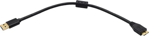 Vista 7 de Cable extensor USB 3.0 Micro B, chapado en oro, USB 3.0 A a Micro B, cable de extensión compatible con Samsung Galaxy S5, Note 3, Note Pro 12.2